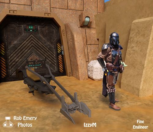 The Mandalorian at Hangar 3-5